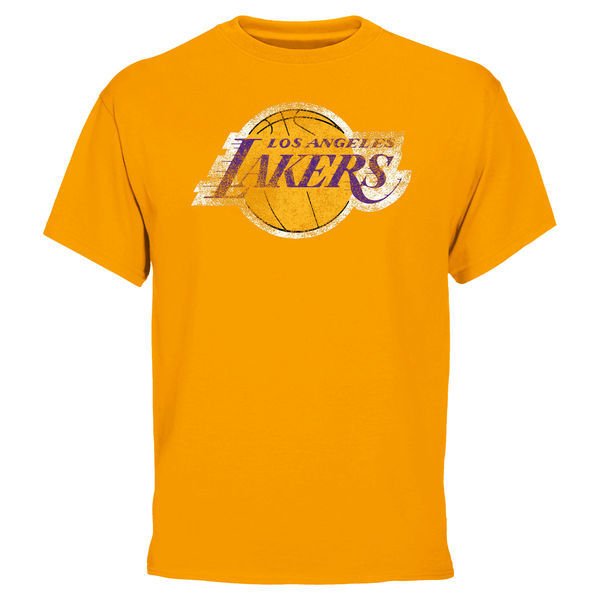NBA Men Los Angeles Lakers Big Tall Team TShirt Gold->->Sports Accessory